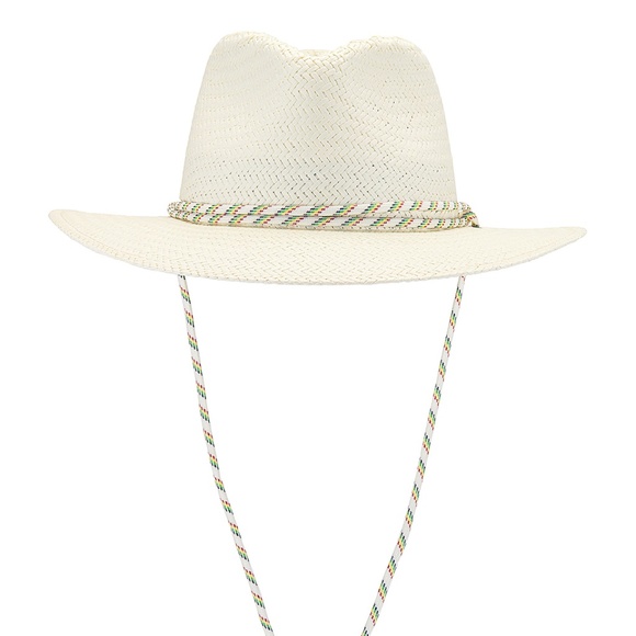 NWT Rag & Bone Womens Packable Rope Fedora Ivory - Picture 3 of 16